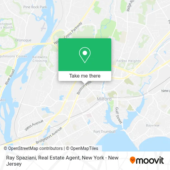Ray Spaziani, Real Estate Agent map