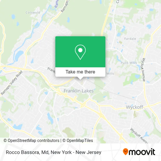 Rocco Bassora, Md map