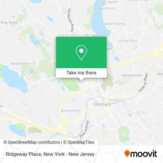 Ridgeway Place map