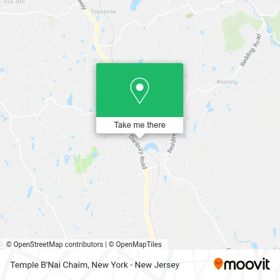Temple B'Nai Chaim map
