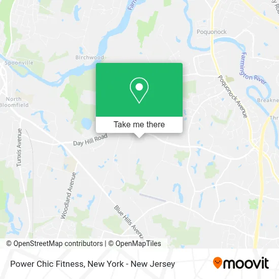 Power Chic Fitness map