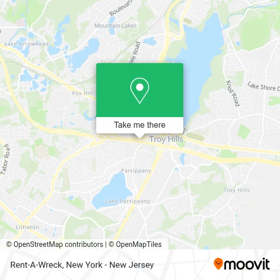 Rent-A-Wreck map