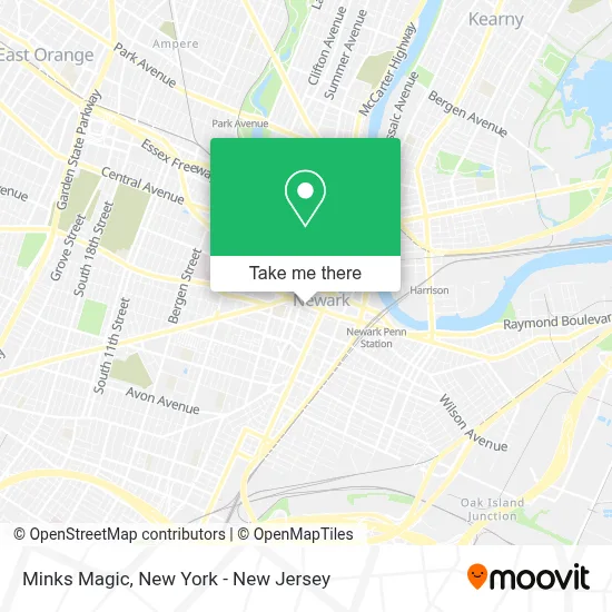 Minks Magic map