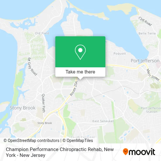 Champion Performance Chiropractic Rehab map