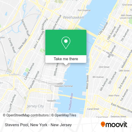 Stevens Pool map