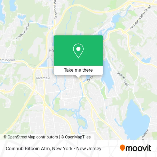 Coinhub Bitcoin Atm map