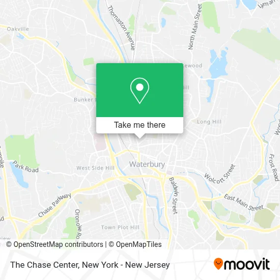 The Chase Center map