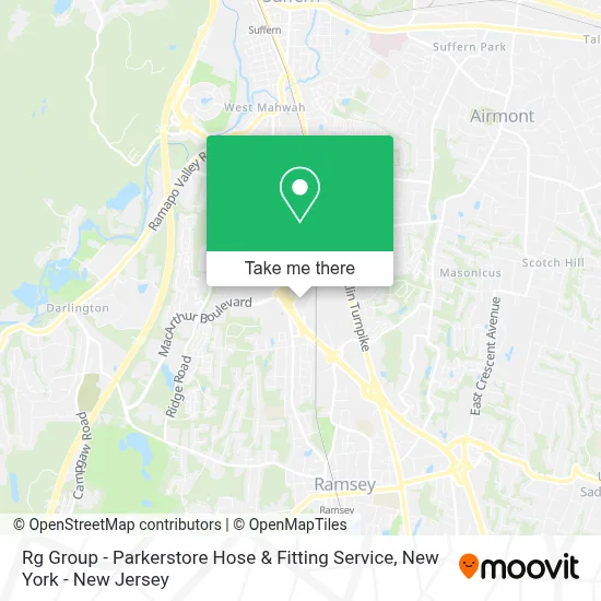 Rg Group - Parkerstore Hose & Fitting Service map