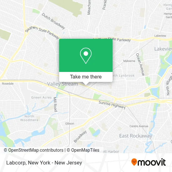 Labcorp map