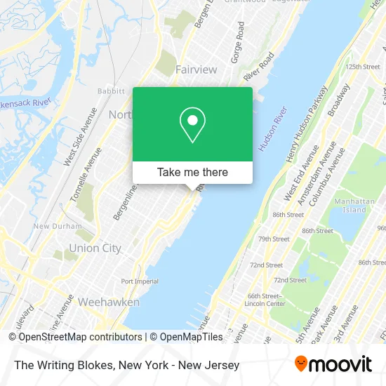 The Writing Blokes map