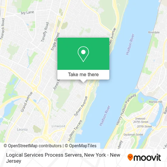 Logical Services Process Servers map
