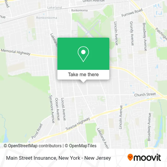 Main Street Insurance map