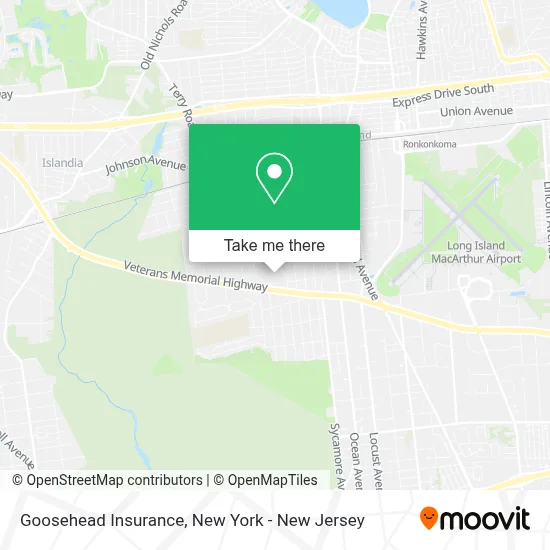 Goosehead Insurance map