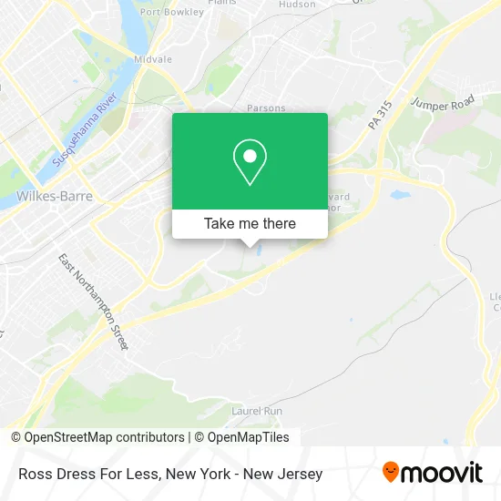 Ross Dress For Less map