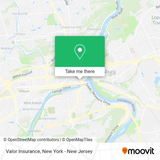 Valor Insurance map
