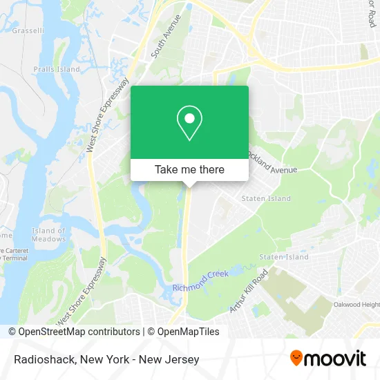 Radioshack map