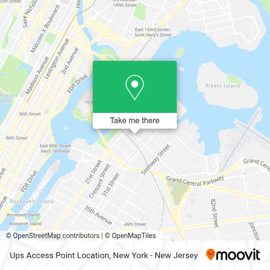 Ups Access Point Location map
