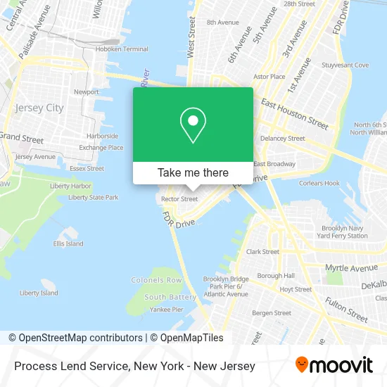 Process Lend Service map
