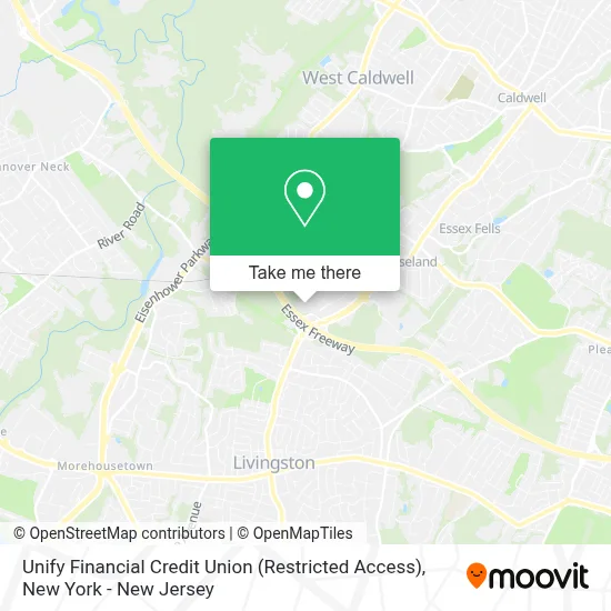 Unify Financial Credit Union (Restricted Access) map