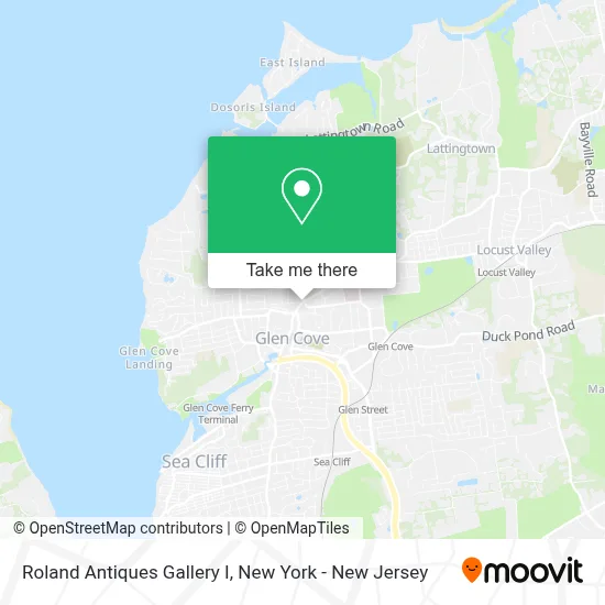Roland Antiques Gallery I map