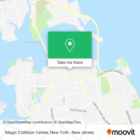 Magic Collision Center map