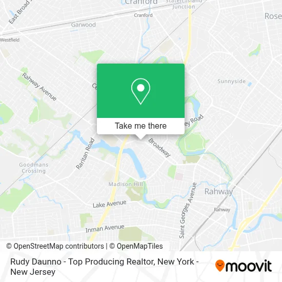 Rudy Daunno - Top Producing Realtor map