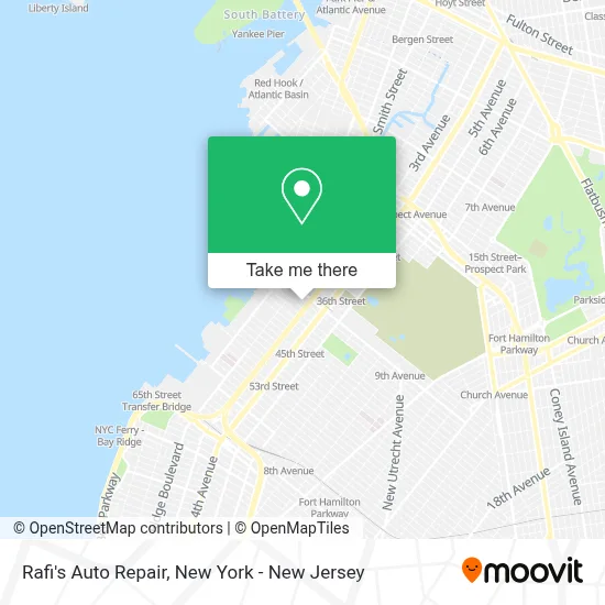Rafi's Auto Repair map