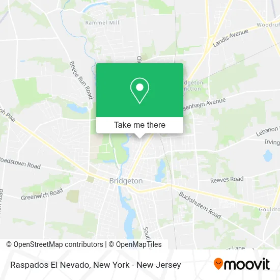 Raspados El Nevado map