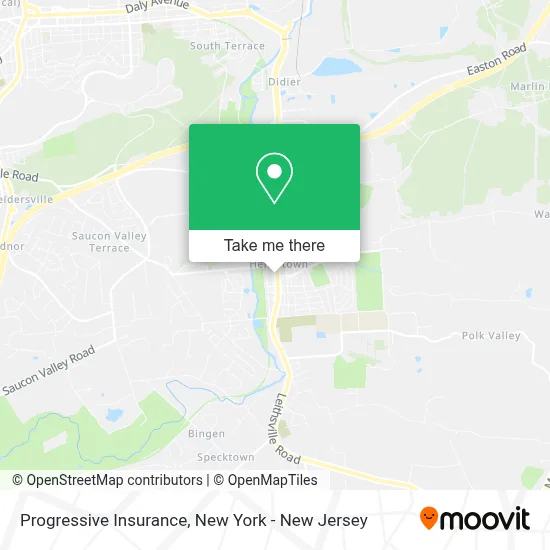 Progressive Insurance map