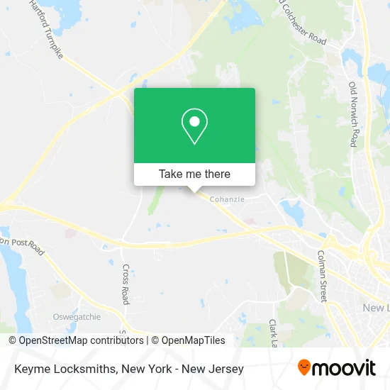 Keyme Locksmiths map