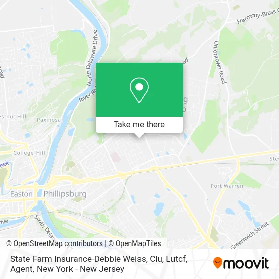 State Farm Insurance-Debbie Weiss, Clu, Lutcf, Agent map