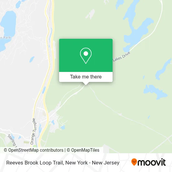 Reeves Brook Loop Trail map