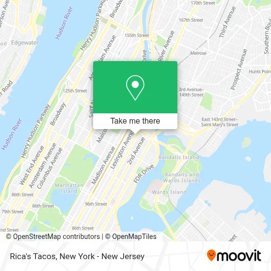 Rica's Tacos map