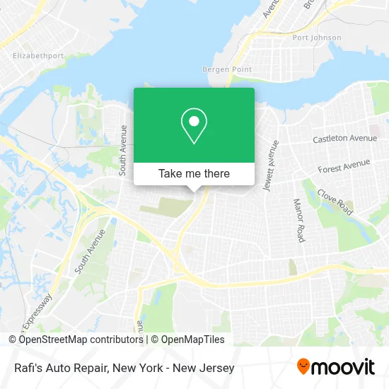 Rafi's Auto Repair map