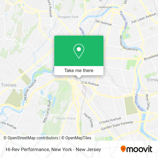 Hi-Rev Performance map