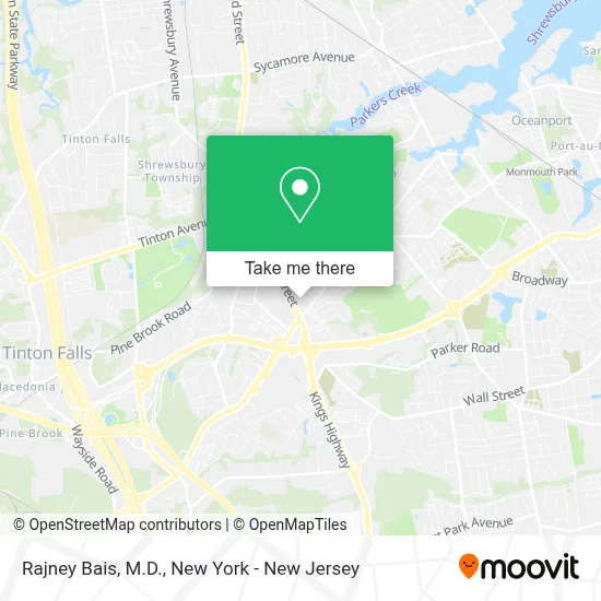 Rajney Bais, M.D. map
