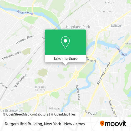 Rutgers Ifnh Building map