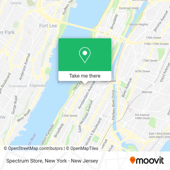 Spectrum Store map