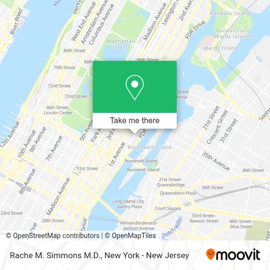 Rache M. Simmons M.D. map