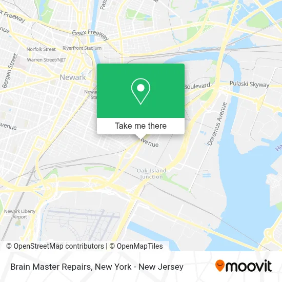 Brain Master Repairs map