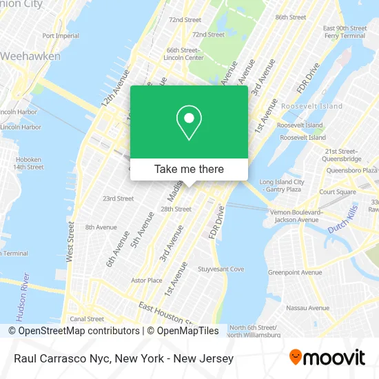 Raul Carrasco Nyc map