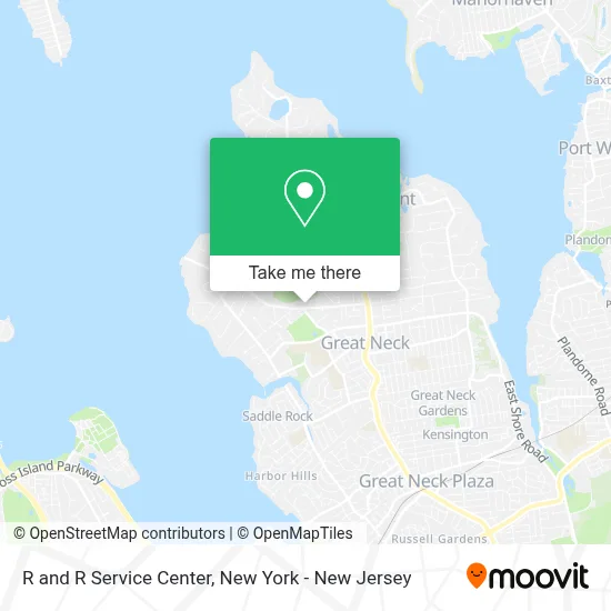 R and R Service Center map