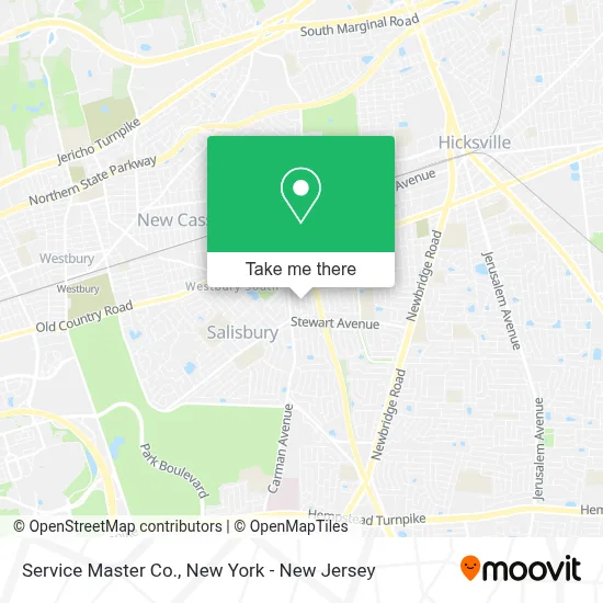 Service Master Co. map