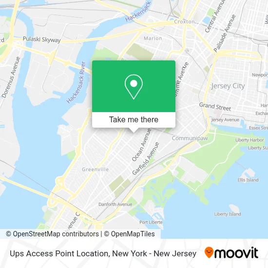 Ups Access Point Location map