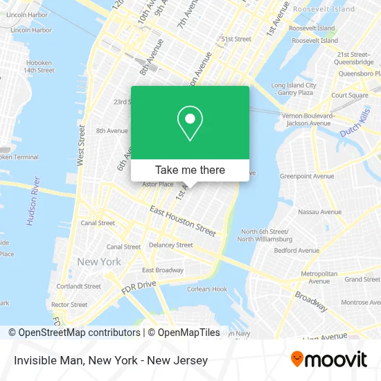 Invisible Man map