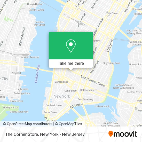 The Corner Store map