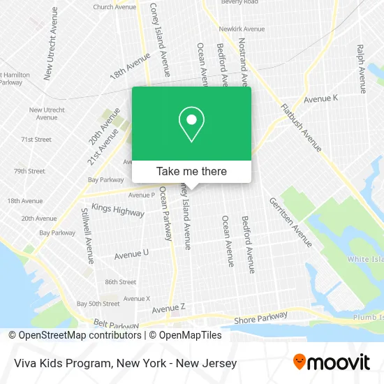Viva Kids Program map