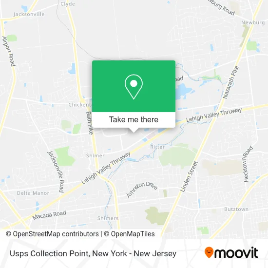Usps Collection Point map