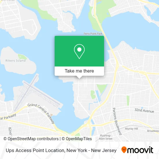 Ups Access Point Location map