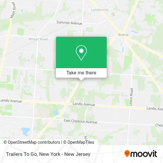 Trailers To Go map